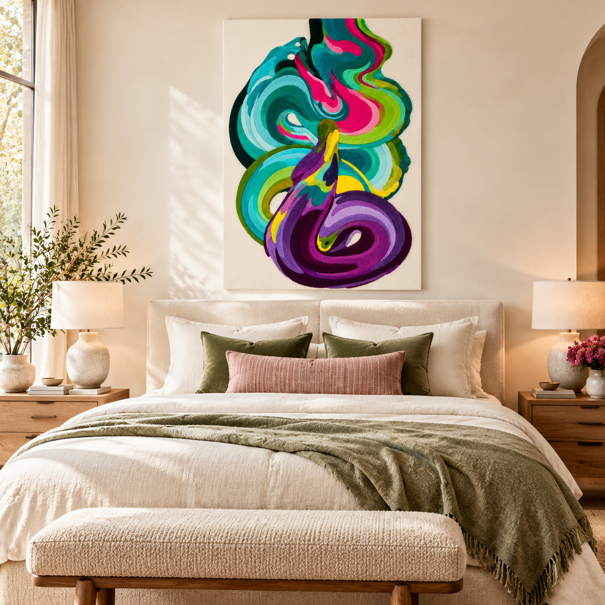 Lagoon Rhapsody by Isabelle Breitkopf — room setting