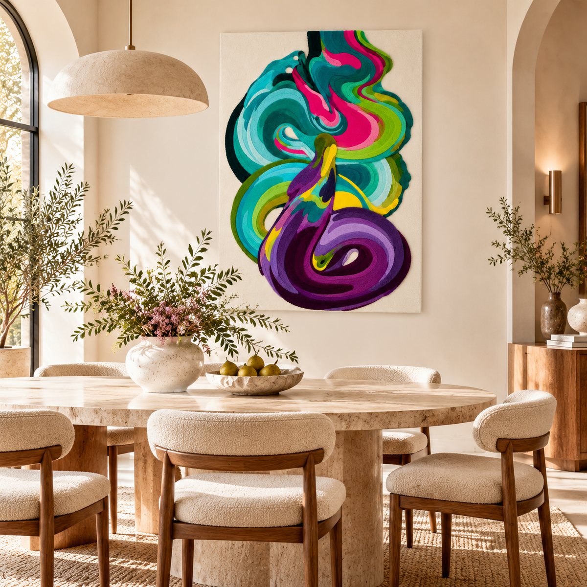 Lagoon Rhapsody by Isabelle Breitkopf — room setting
