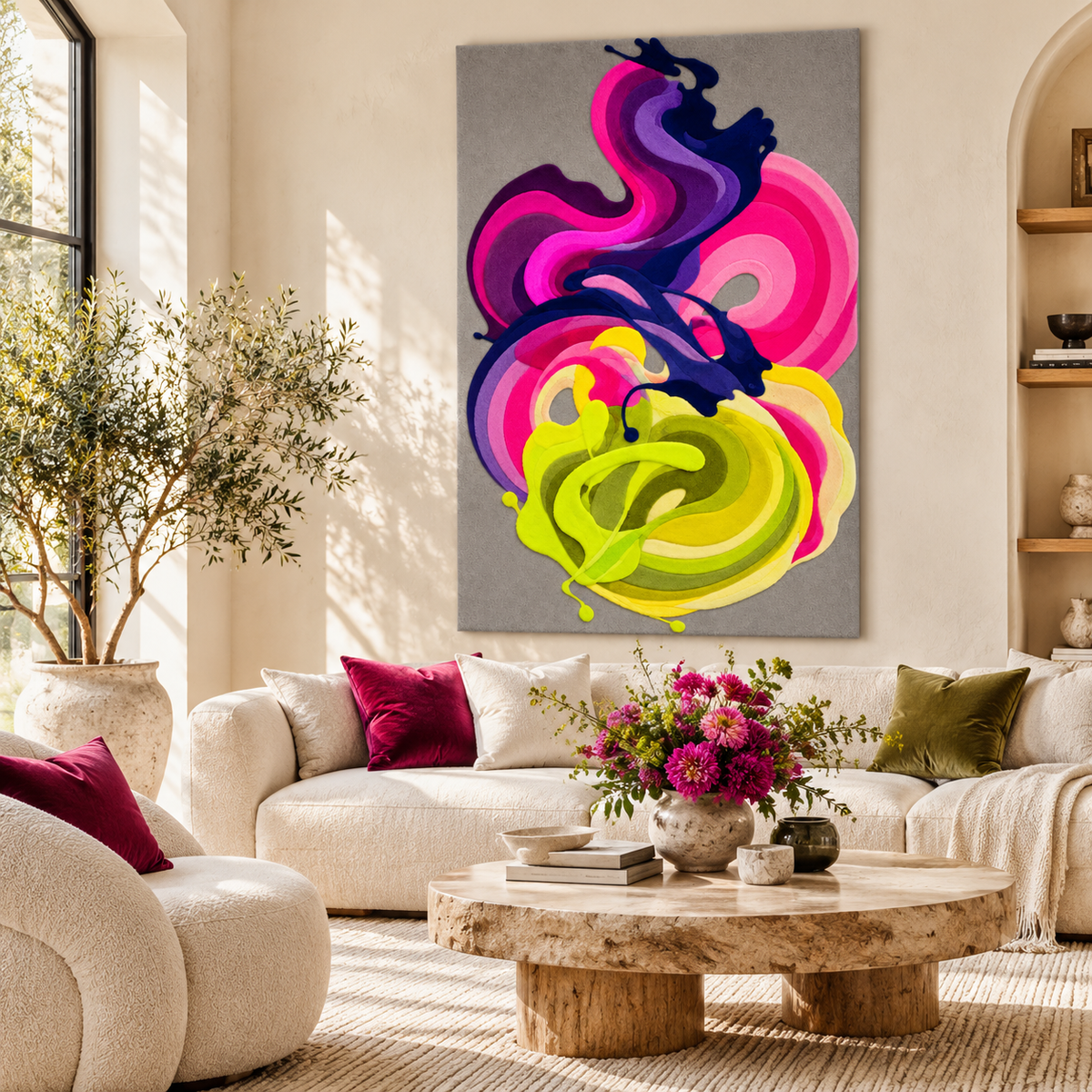 Neon Nocturne by Isabelle Breitkopf — front-facing room scene [room-front]