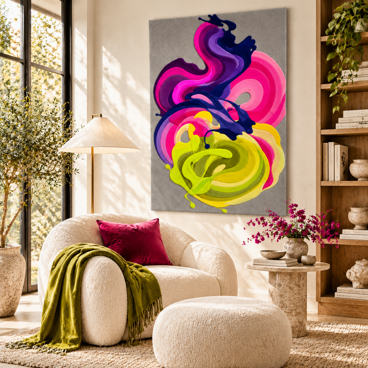Neon Nocturne by Isabelle Breitkopf — room setting
