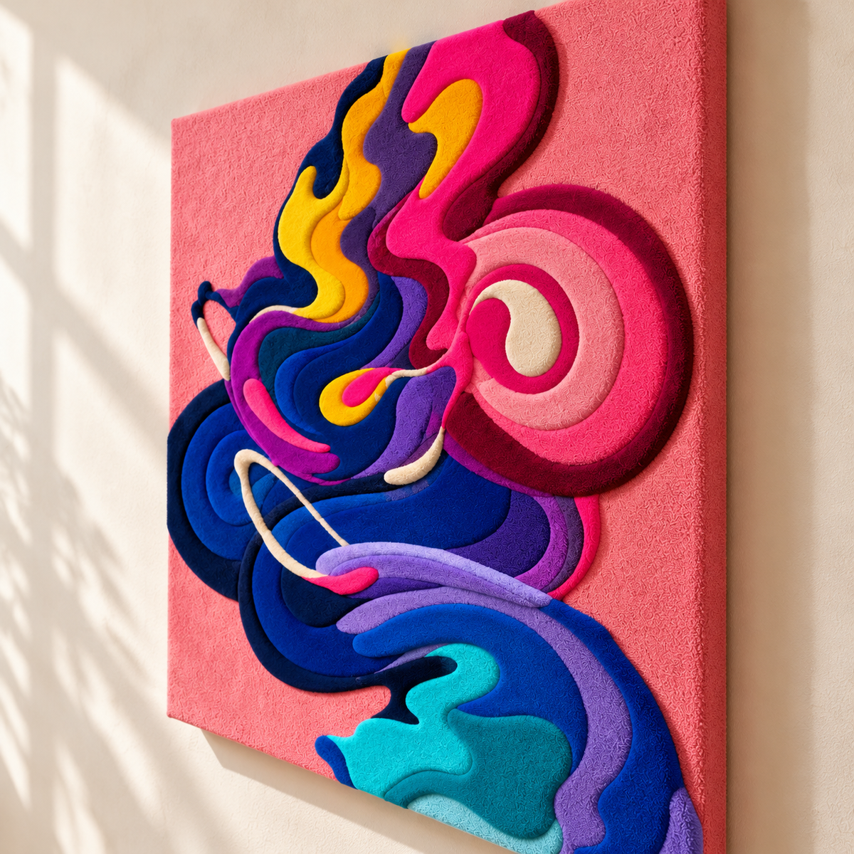 Nocturne in Rose by Isabelle Breitkopf — angled relief view