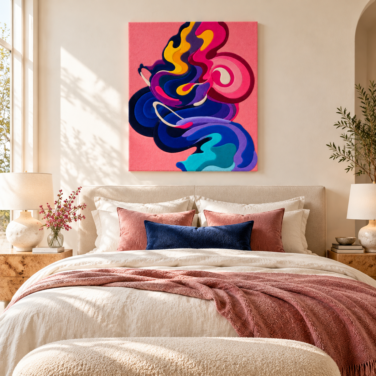 Nocturne in Rose by Isabelle Breitkopf — room setting