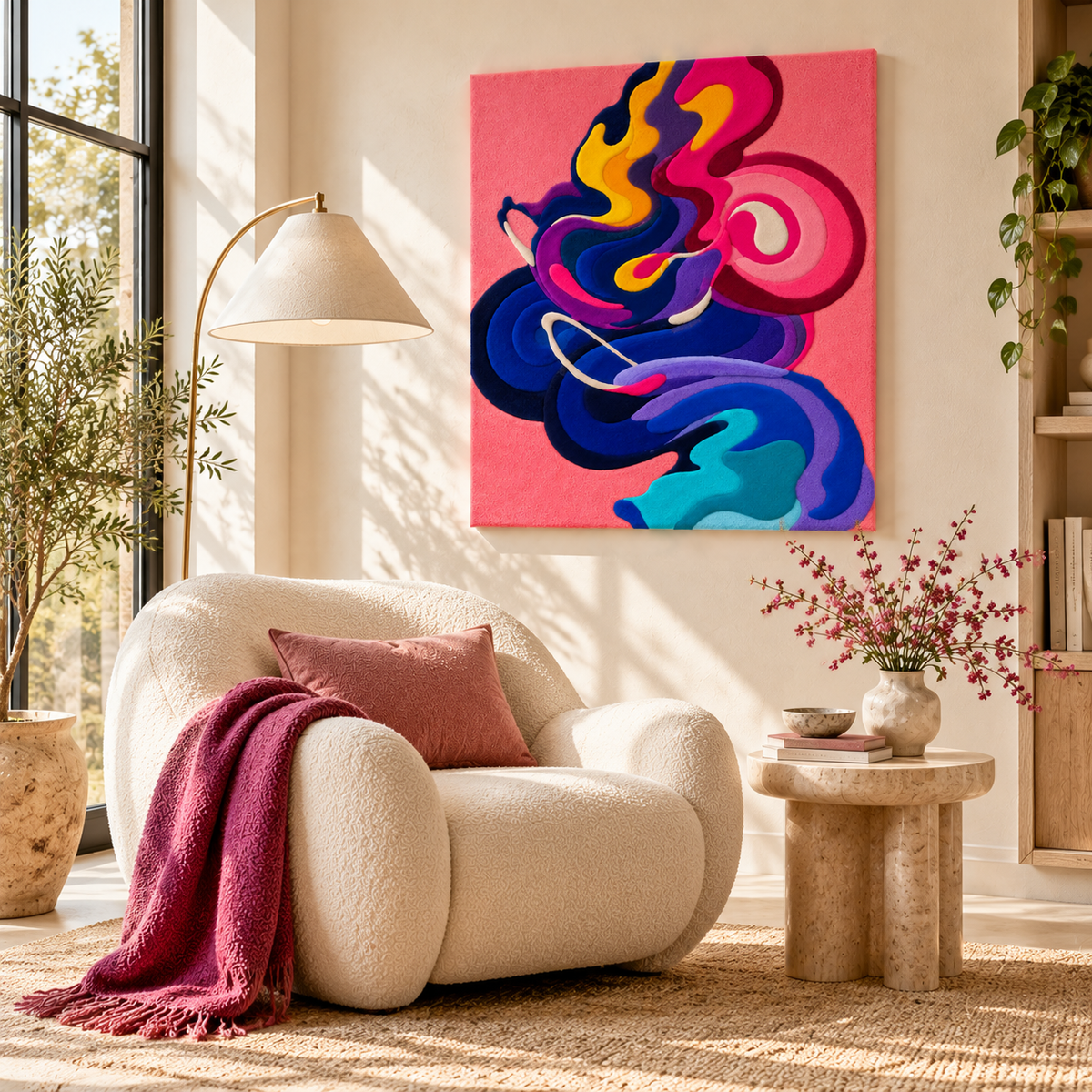 Nocturne in Rose by Isabelle Breitkopf — room setting