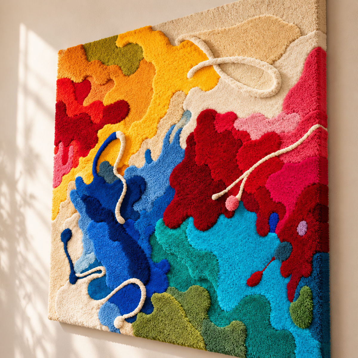 Prismatic Drift by Isabelle Breitkopf — angled relief view