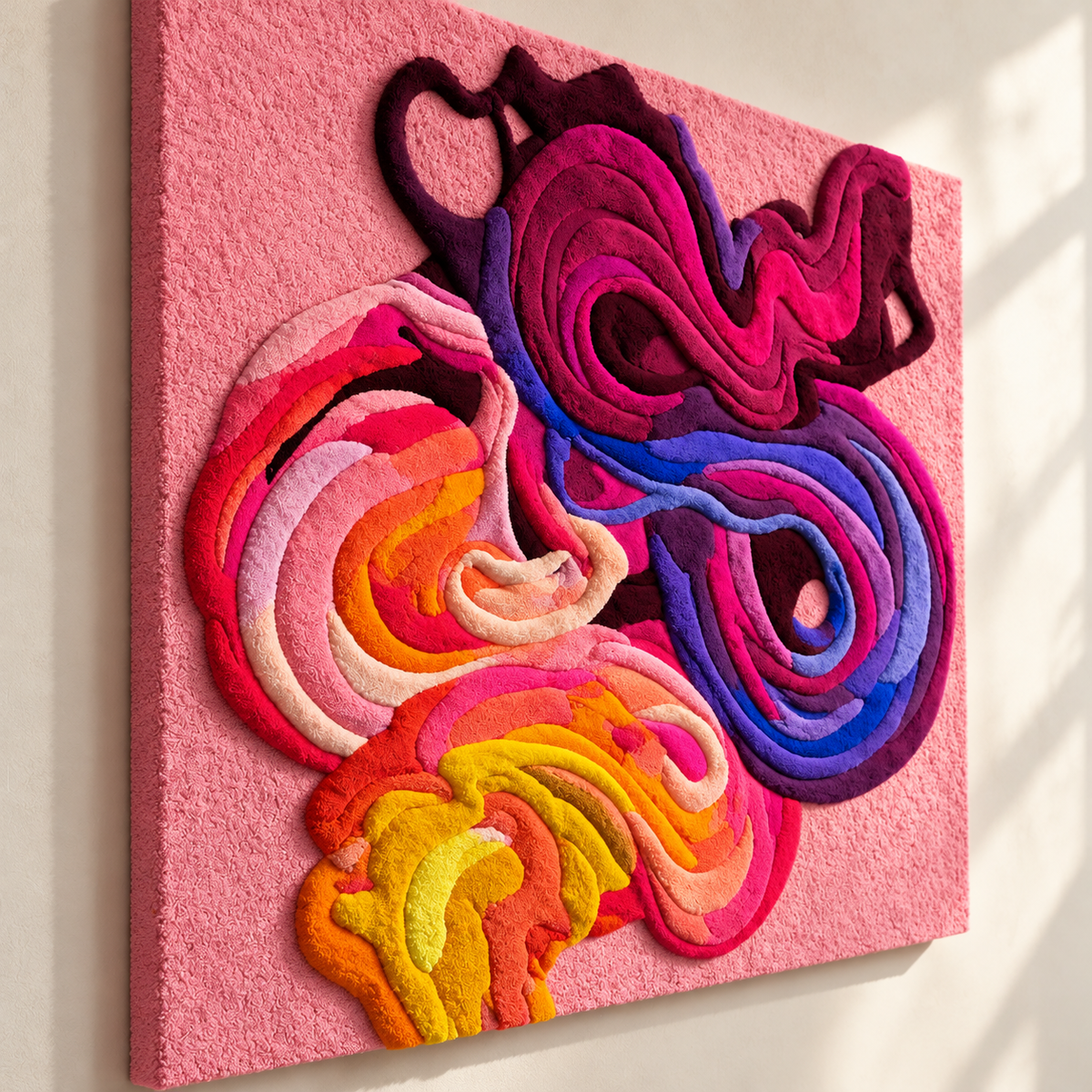 Rose Voltage by Isabelle Breitkopf — angled relief view