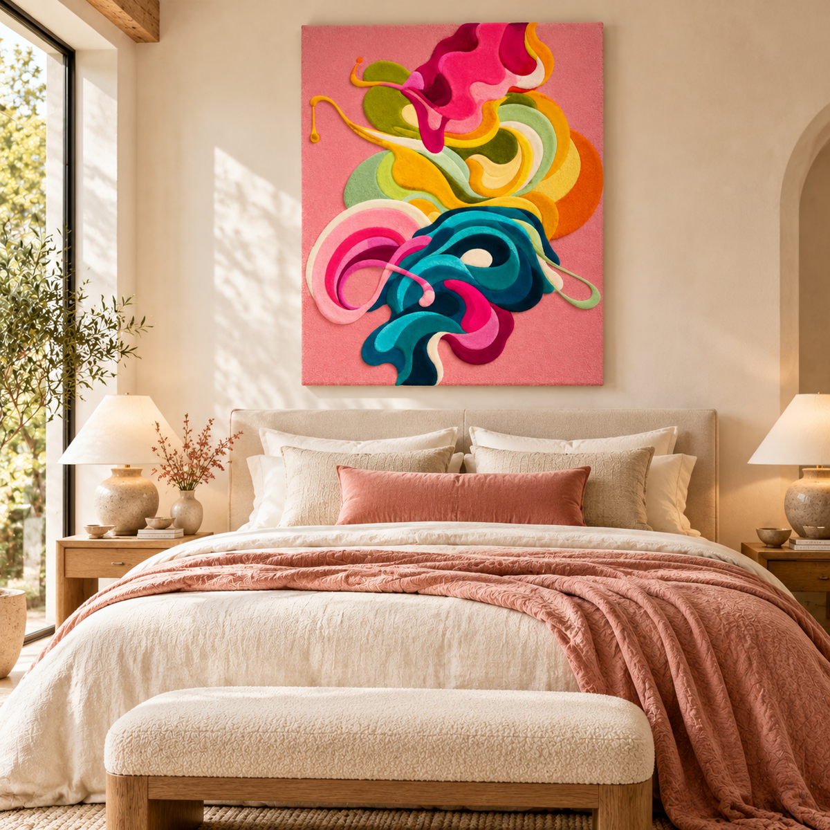 Rosewater Rhapsody by Isabelle Breitkopf — room setting