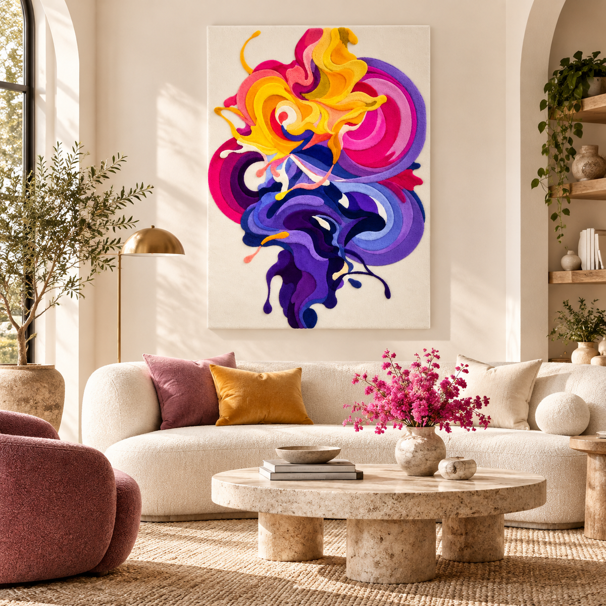 Saffron Sonata by Isabelle Breitkopf — front-facing room scene [room-front]