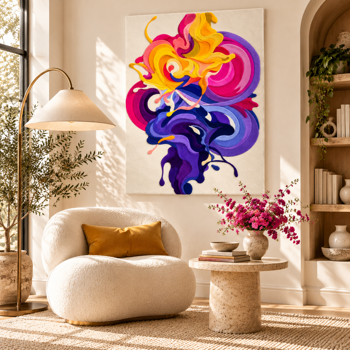 Saffron Sonata by Isabelle Breitkopf — room setting