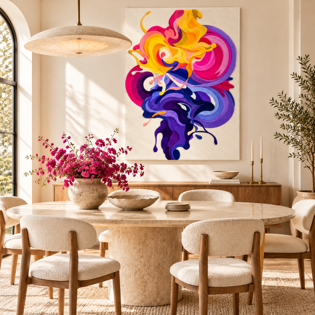 Saffron Sonata by Isabelle Breitkopf — room setting