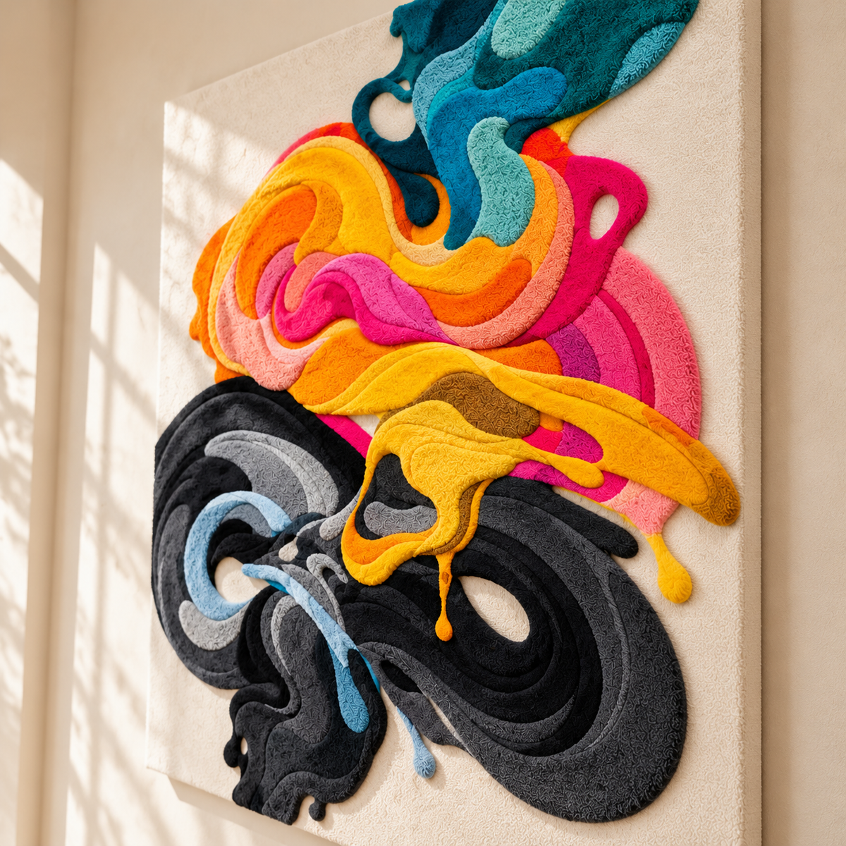 Solar Drift by Isabelle Breitkopf — angled relief view