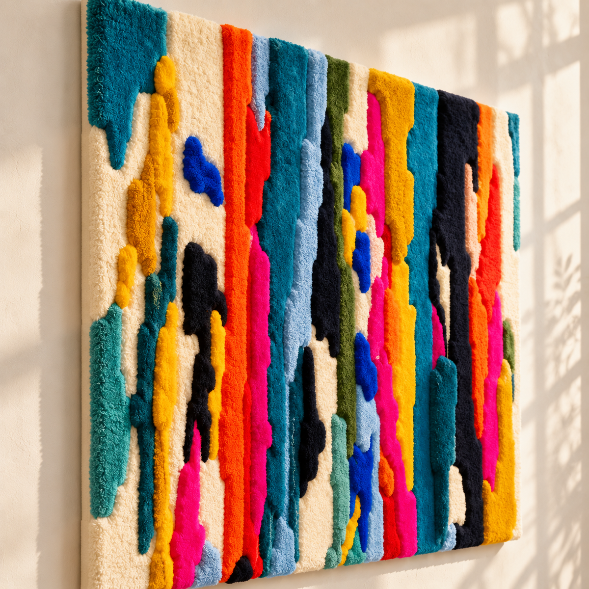 Spectrum Rain by Isabelle Breitkopf — angled relief view