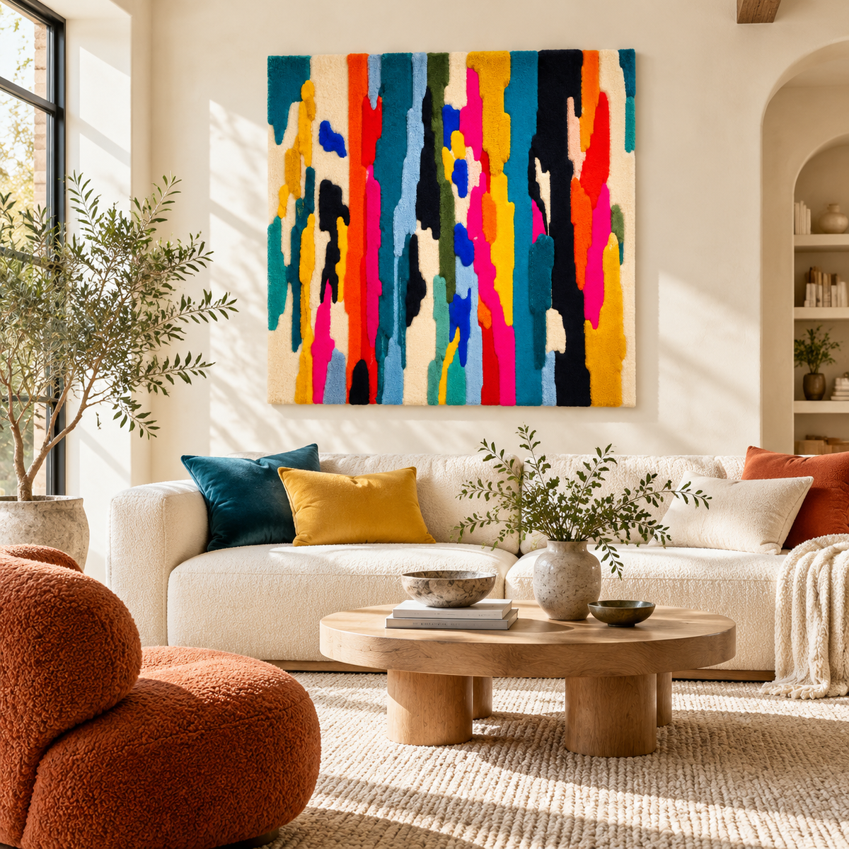Spectrum Rain by Isabelle Breitkopf — front-facing room scene [room-front]