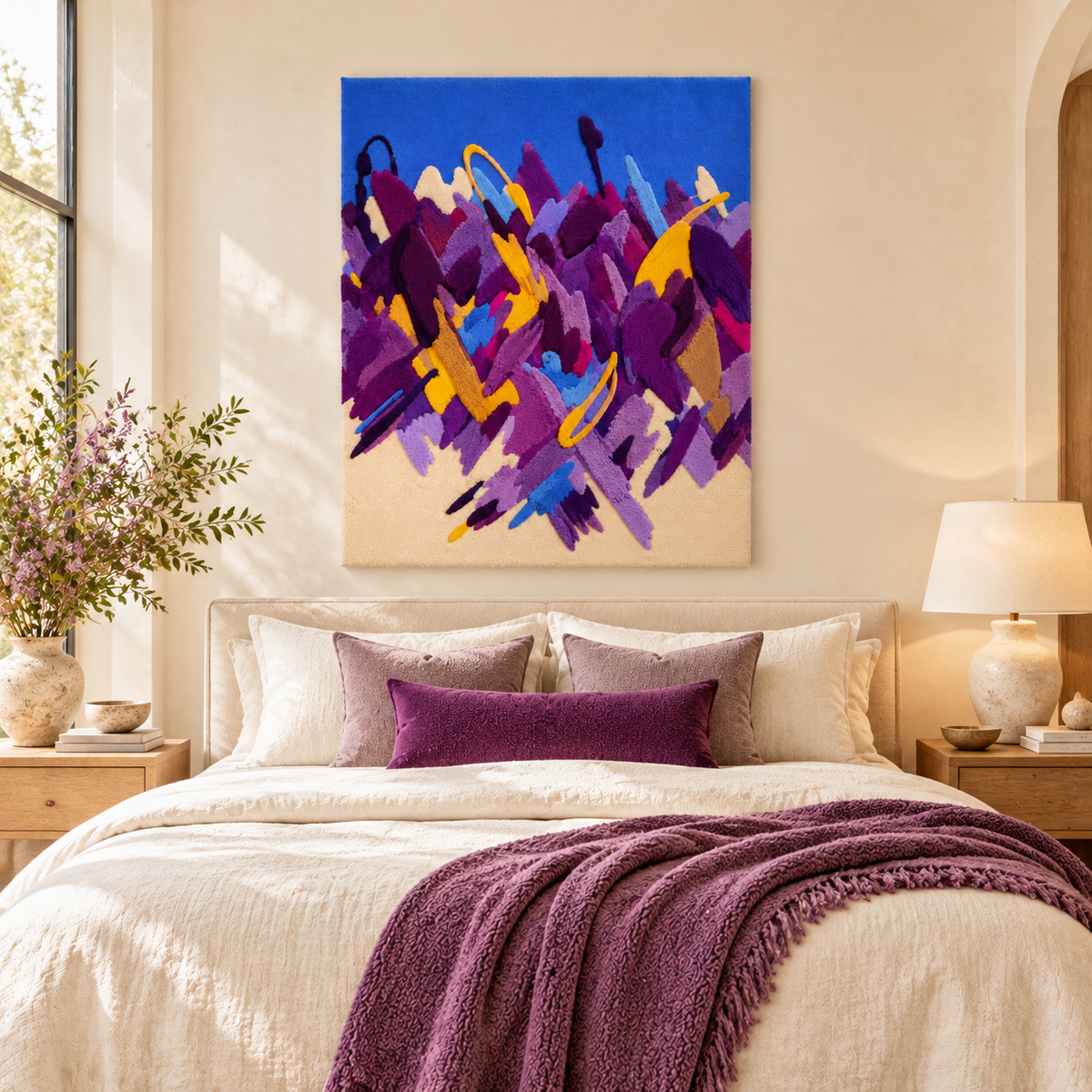 Violet Crescendo by Isabelle Breitkopf — room setting
