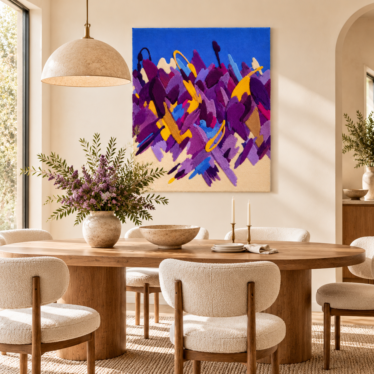 Violet Crescendo by Isabelle Breitkopf — room setting