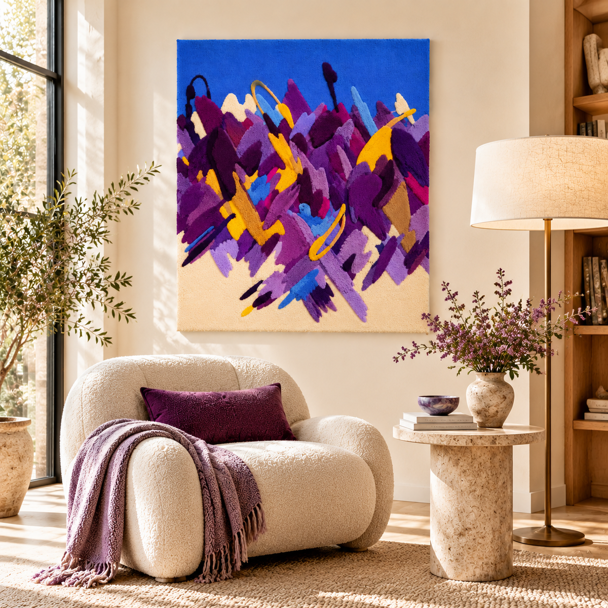 Violet Crescendo by Isabelle Breitkopf — room setting
