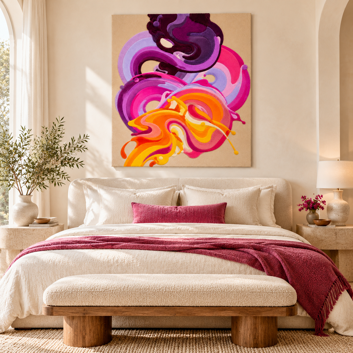 Violet Reverie by Isabelle Breitkopf — room setting
