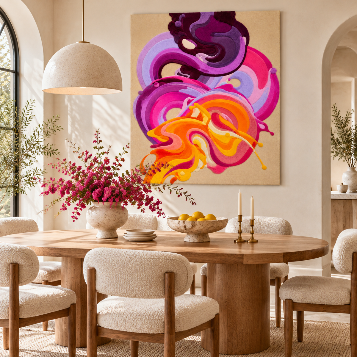 Violet Reverie by Isabelle Breitkopf — room setting