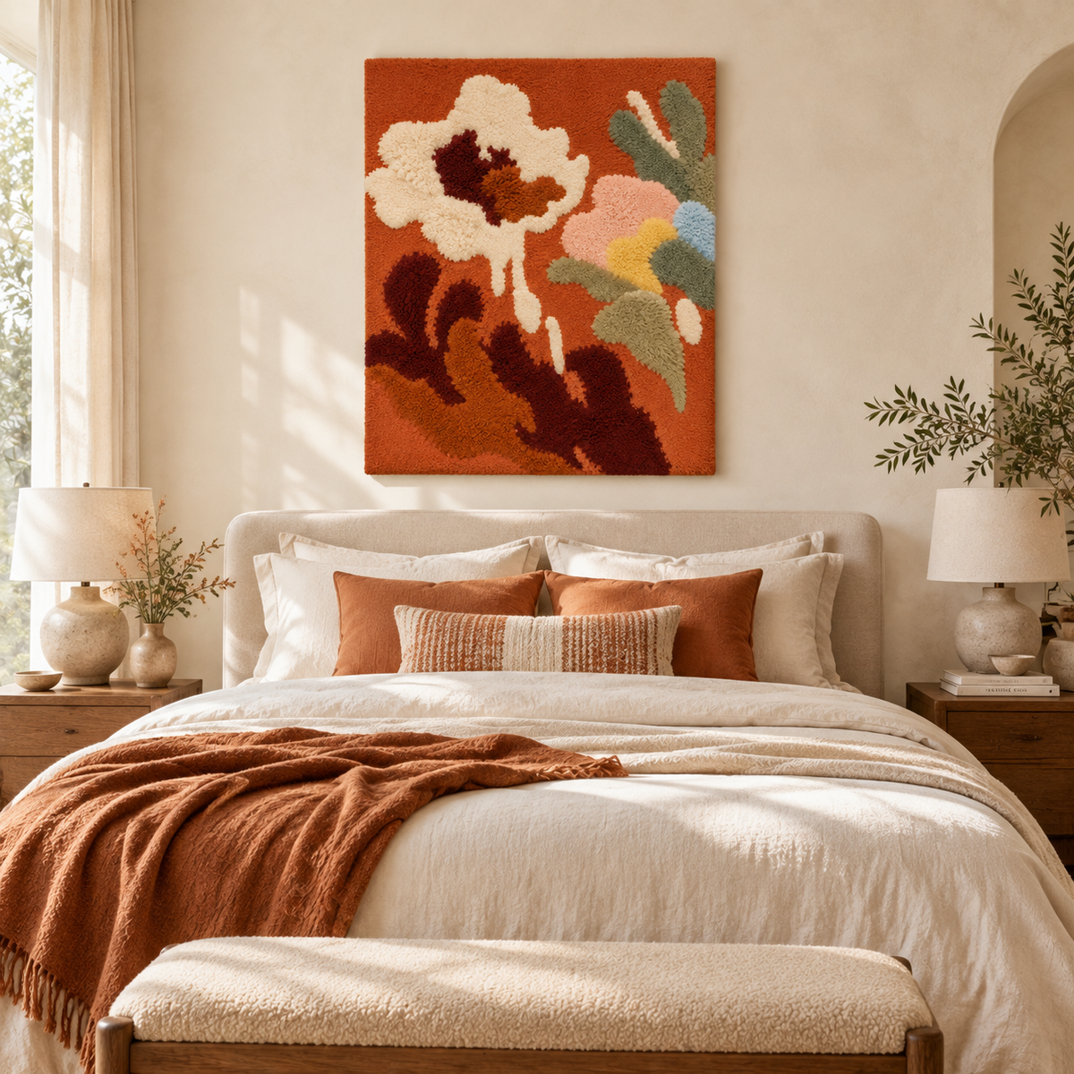 Ivory Bloom on Clay — room setting 3