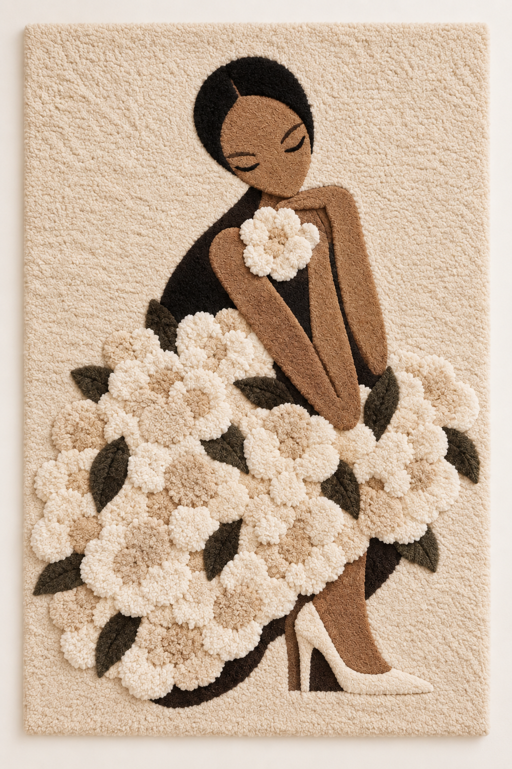 Ivory Blossom Gown — front product view [product-light]