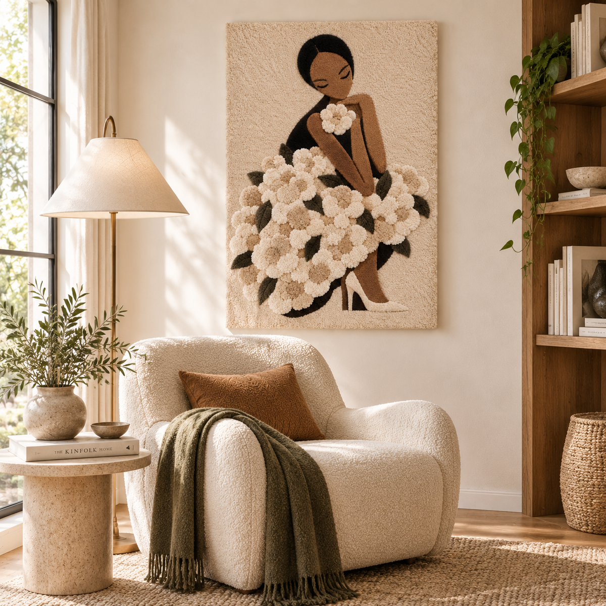 Ivory Blossom Gown — front-facing room scene [room-front]
