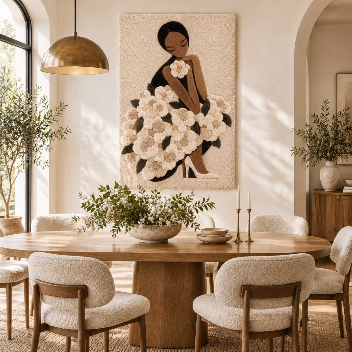 Ivory Blossom Gown — front-facing room scene [room-front]