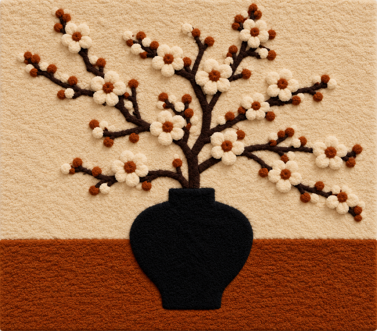 Ivory Blossom Vase by Hewn Earth Studio — additional product view