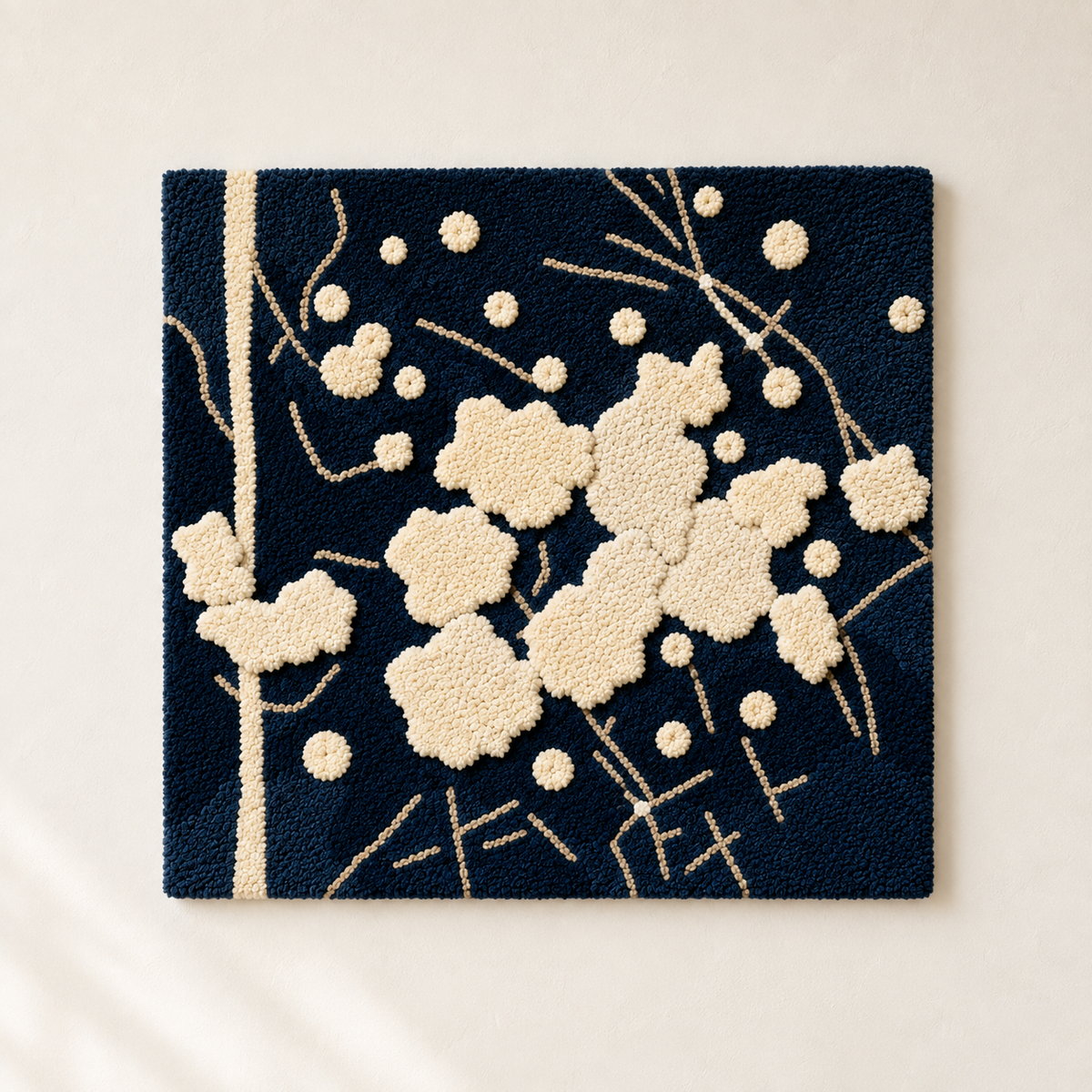 Ivory Blossoms at Night — front product view