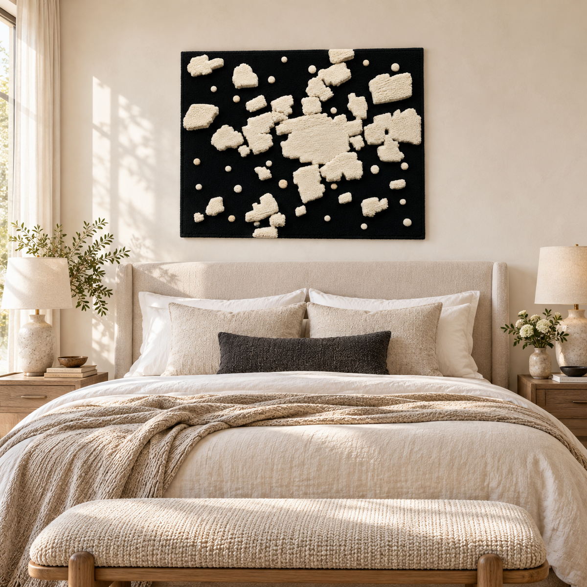 Ivory Fragments at Midnight — room setting 1