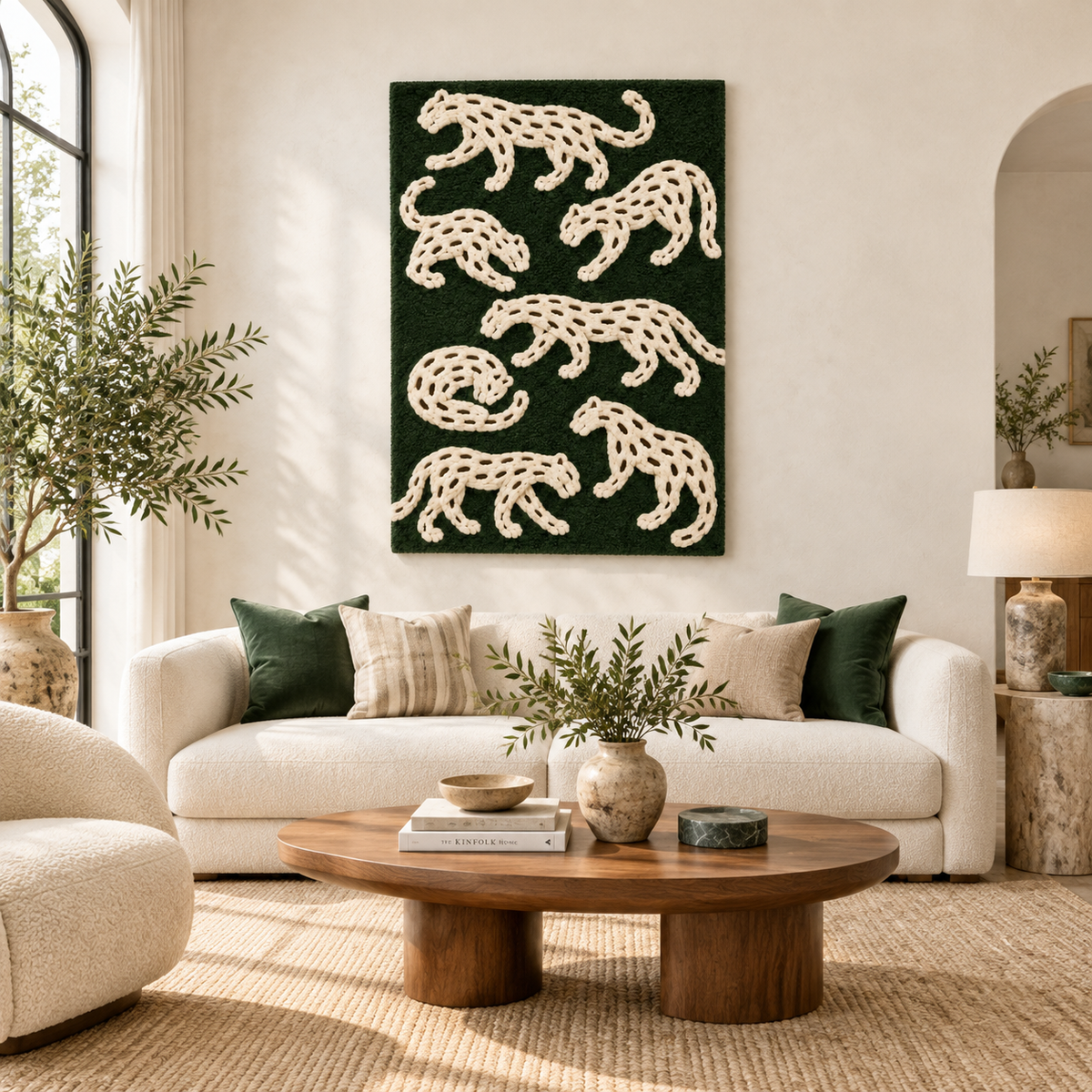 Ivory Leopards in the Grove — front-facing room scene [room-front]