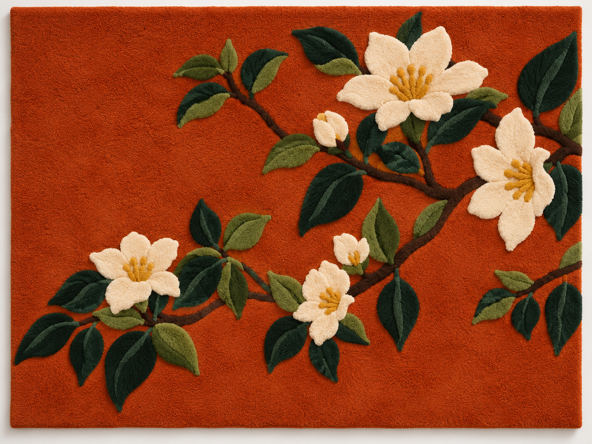 Ivory Magnolia Bough by Hewn Earth Studio — additional product view