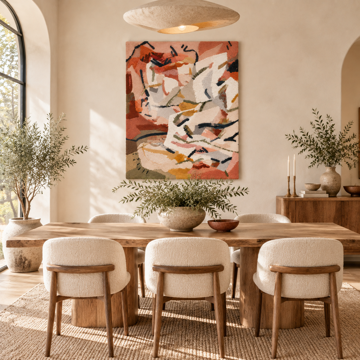 Ivory Painted Tumult — room setting 3