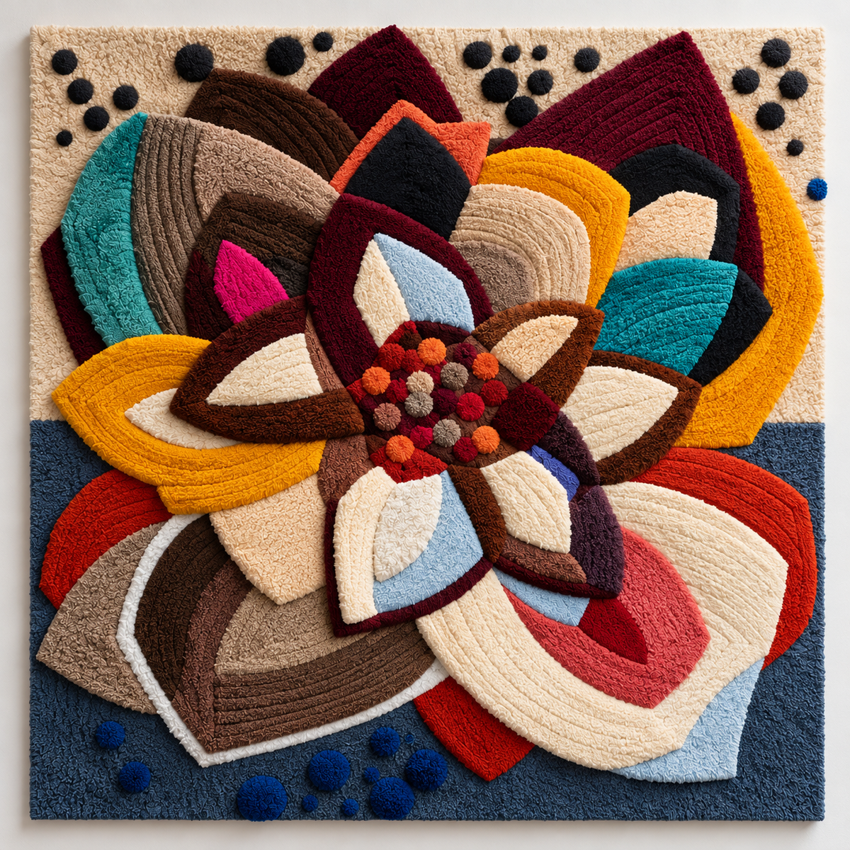 Jewel Petal Rosette by Hewn Earth Studio — additional product view