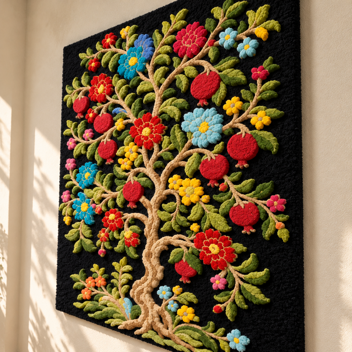 Botanical Tree of Life by Josie — angled relief view