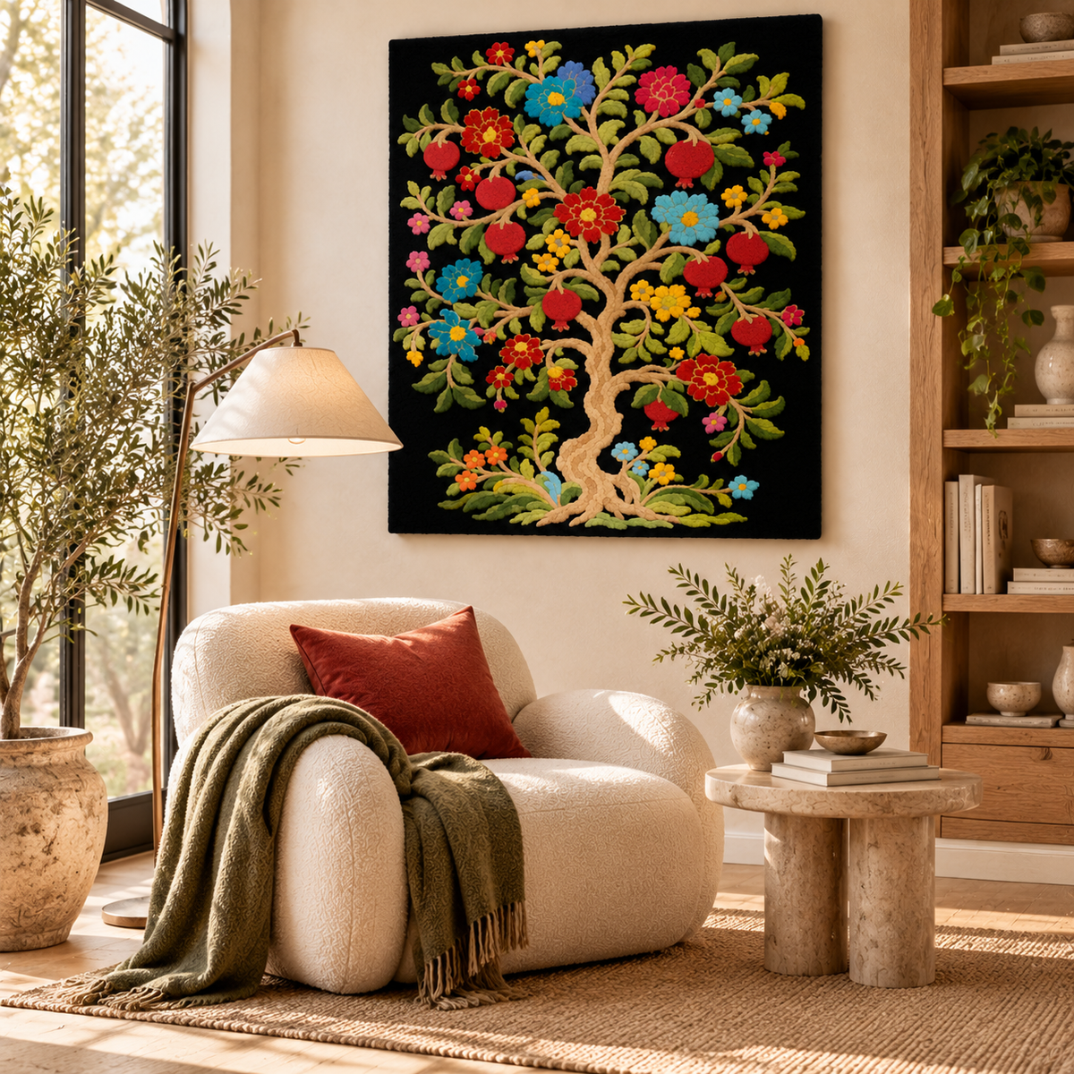 Botanical Tree of Life by Josie — room setting