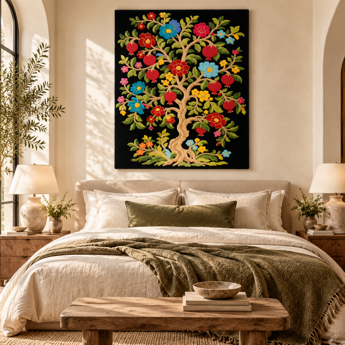 Botanical Tree of Life by Josie — room setting