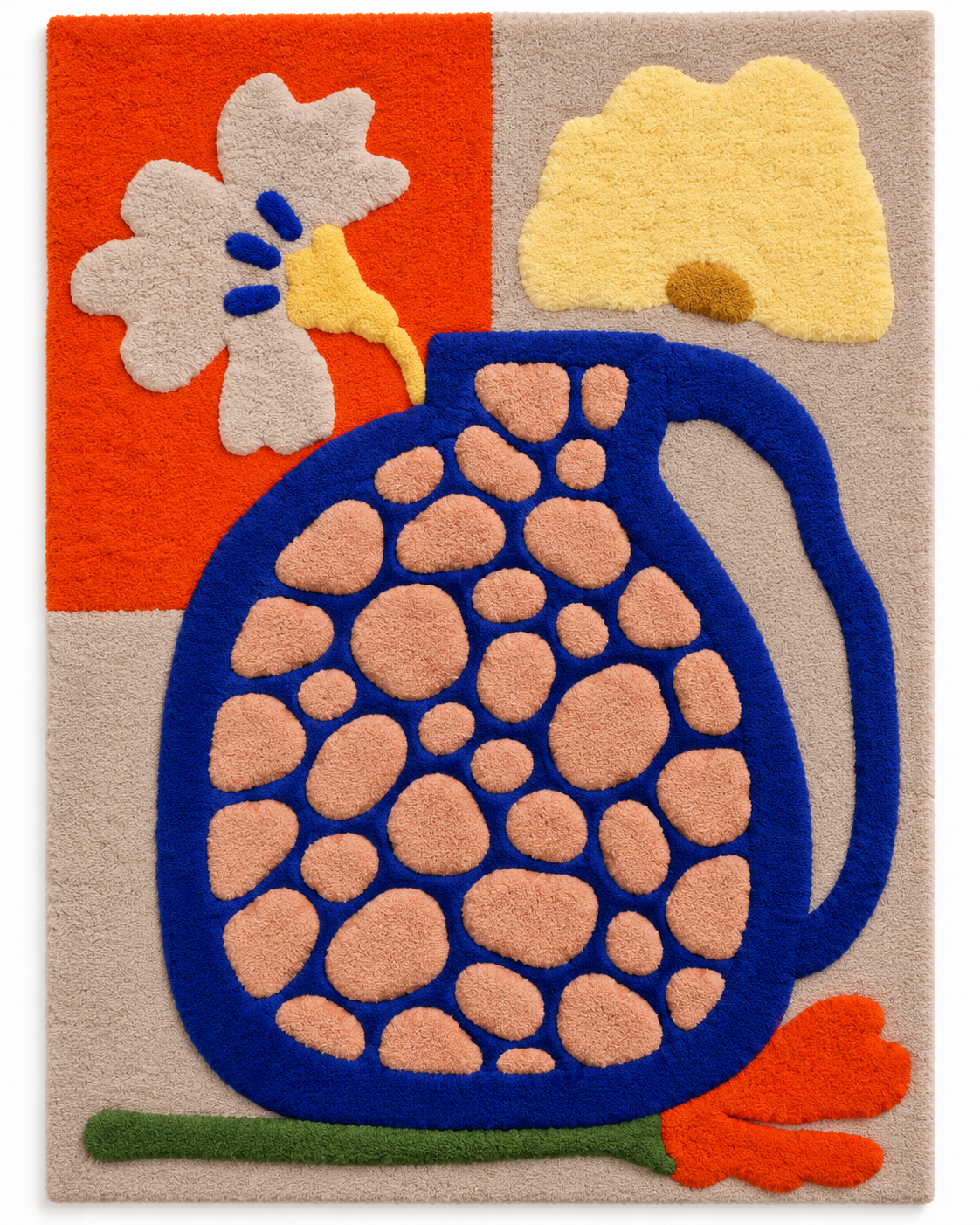 Cobalt Pitcher and Flowers by Josie — additional product view