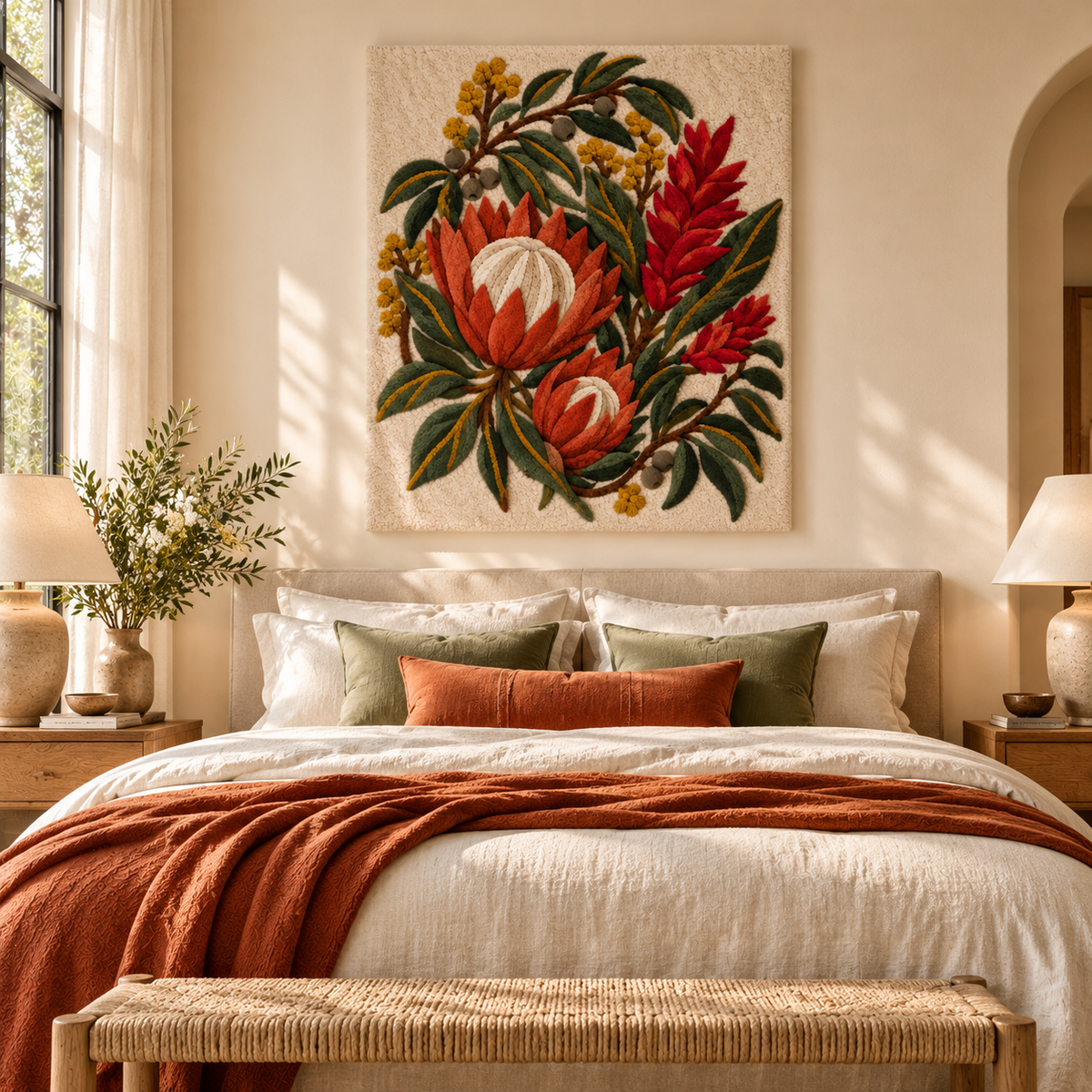 Protea Botanical Bouquet by Josie — room setting