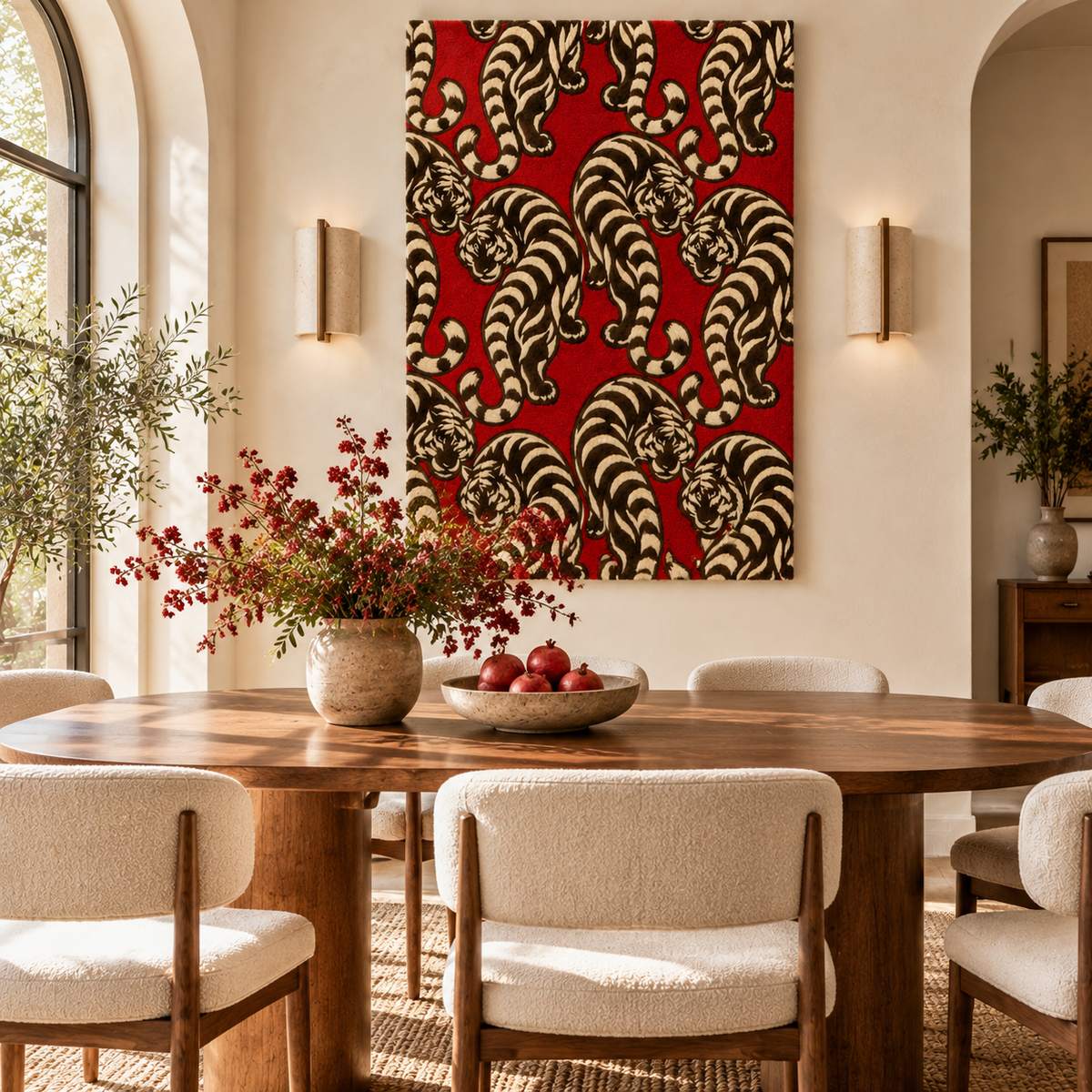 Repeating Tiger by Josie — room setting