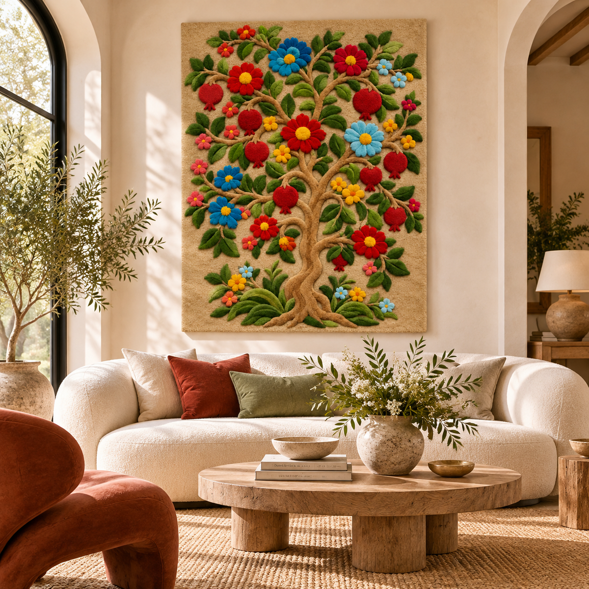 Sculpted Tree of Life by Josie — front-facing room scene [room-front]