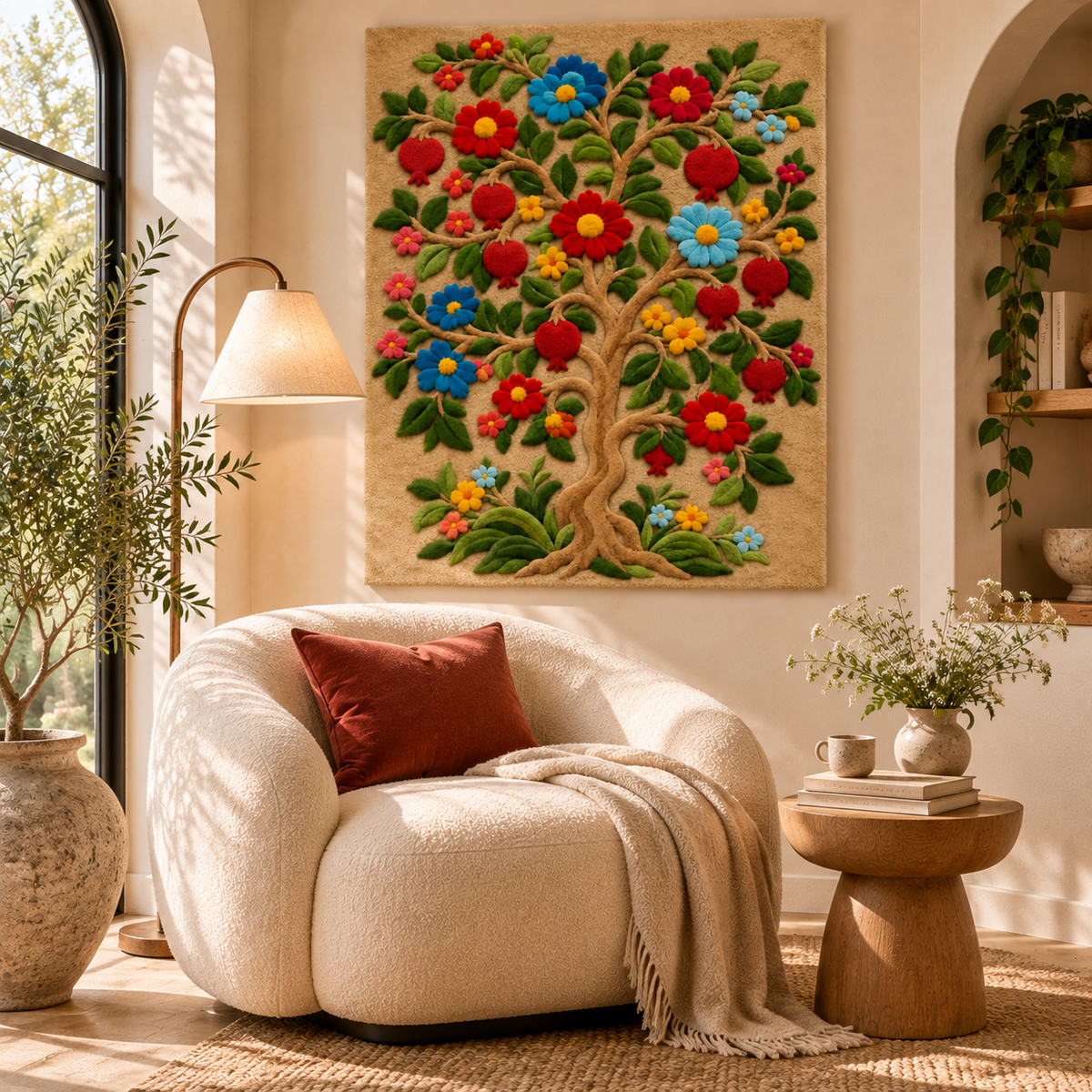 Sculpted Tree of Life by Josie — room setting