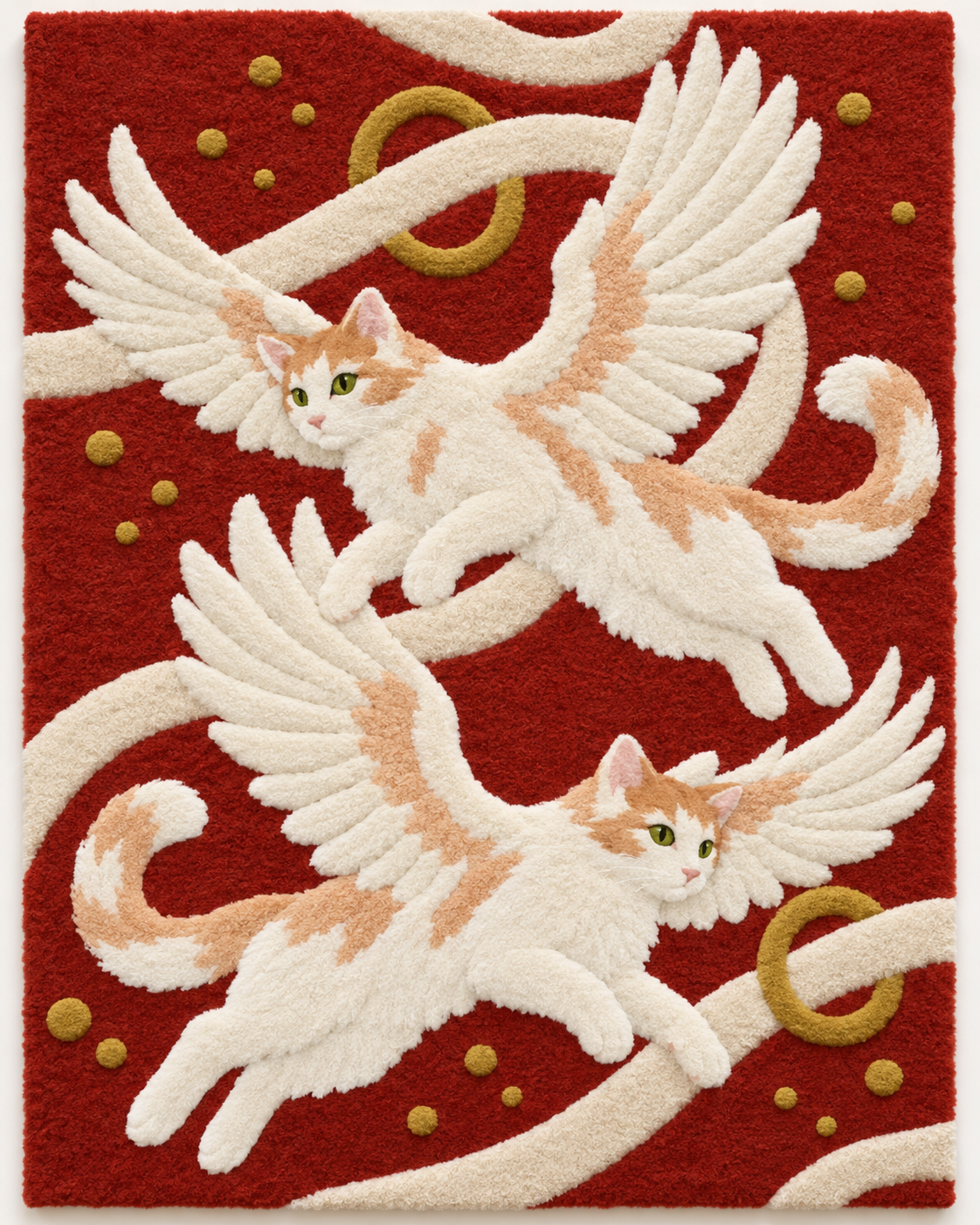 Twin Winged Cats by Josie — additional product view