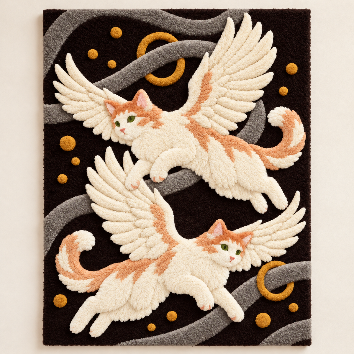 Winged Cats in a Dreamscape by Josie — front product view [product-light]