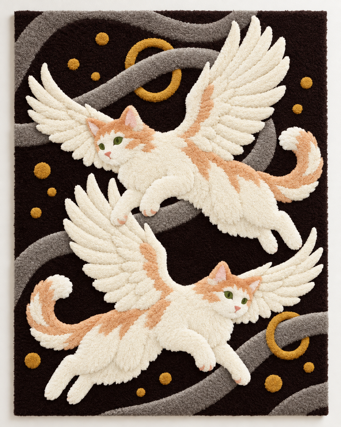 Winged Cats in a Dreamscape by Josie — additional product view
