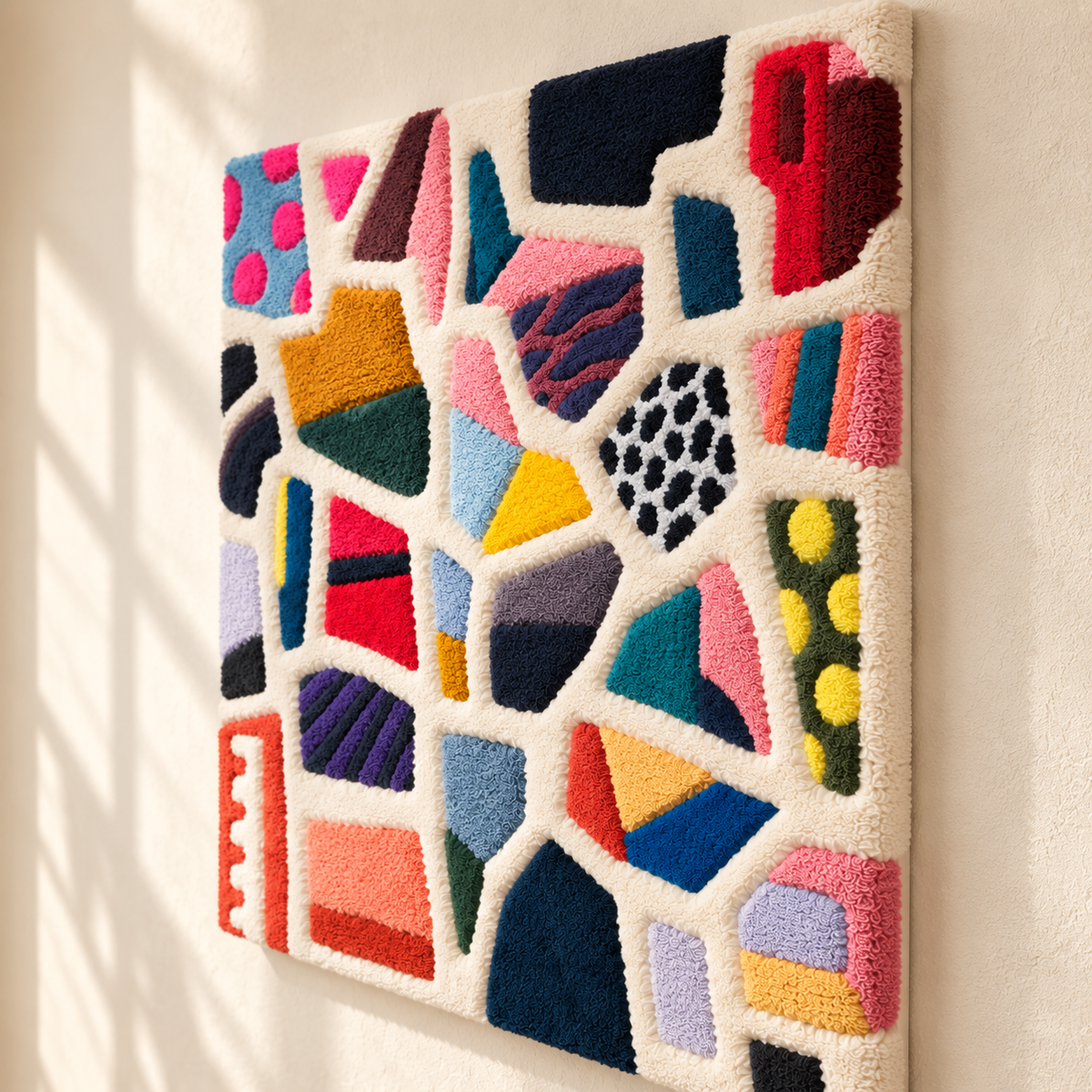 Kaleidoscope Mosaic — angled relief view