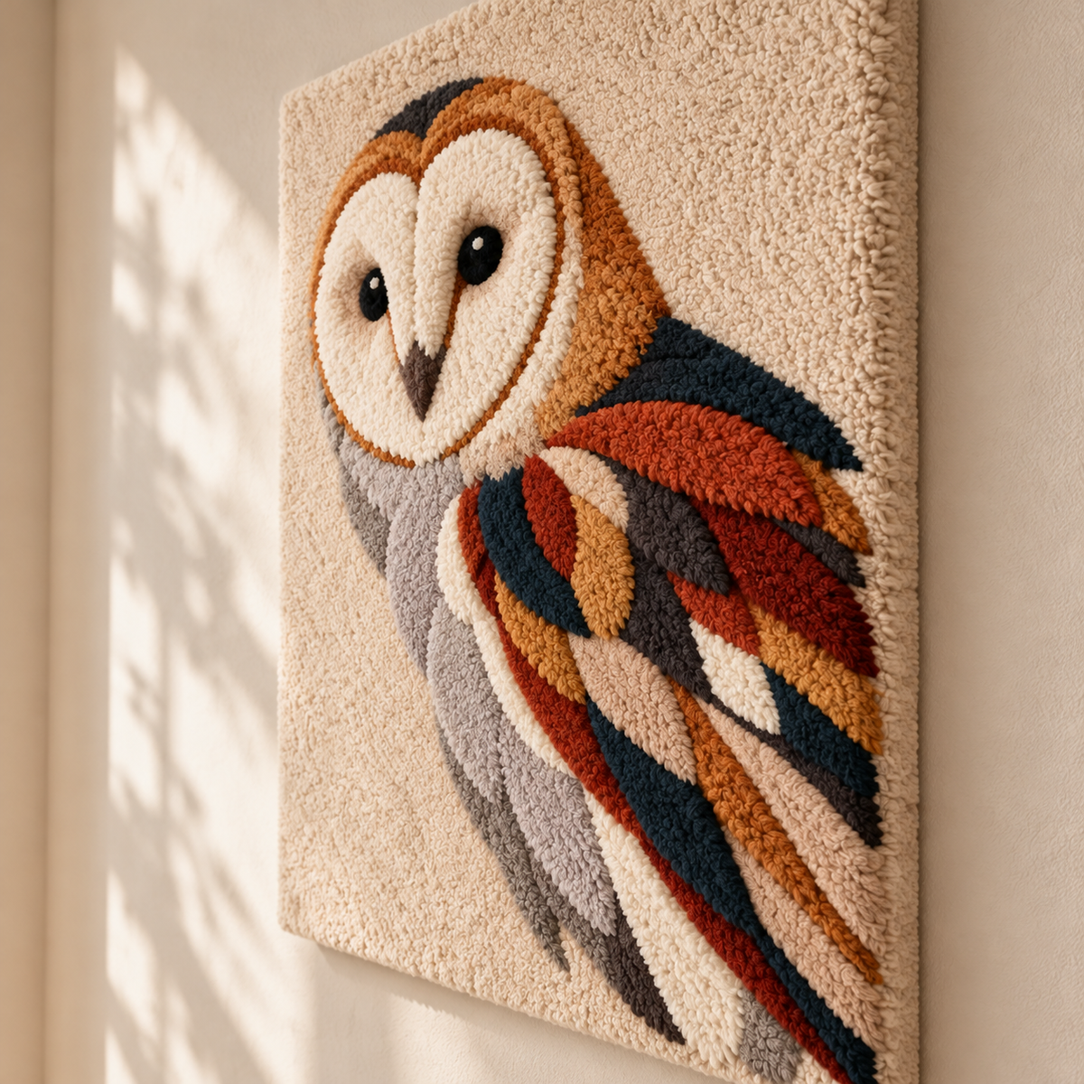 Amber Owl by Katie Raquel — angled relief view