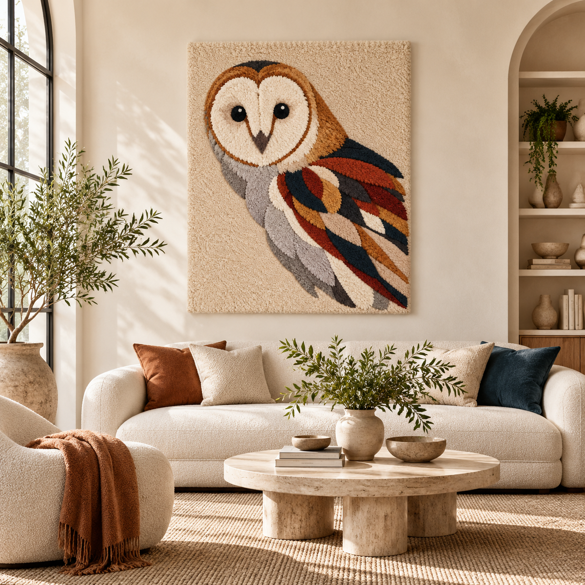 Amber Owl by Katie Raquel — room setting
