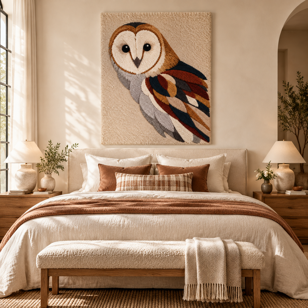 Amber Owl by Katie Raquel — room setting