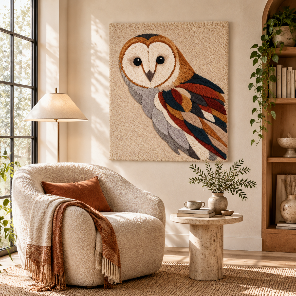 Amber Owl by Katie Raquel — room setting