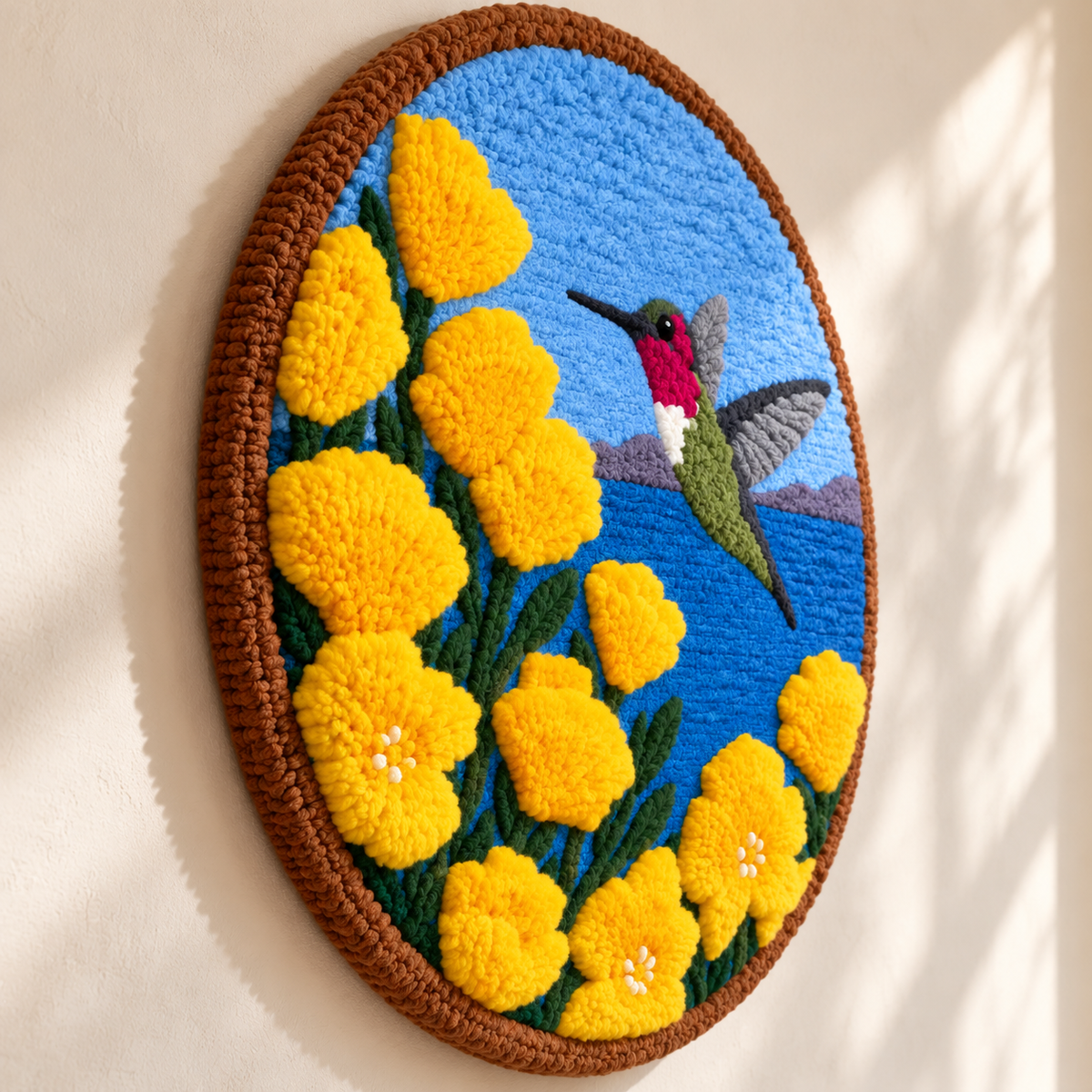 Buttercup Flight by Katie Raquel — angled relief view
