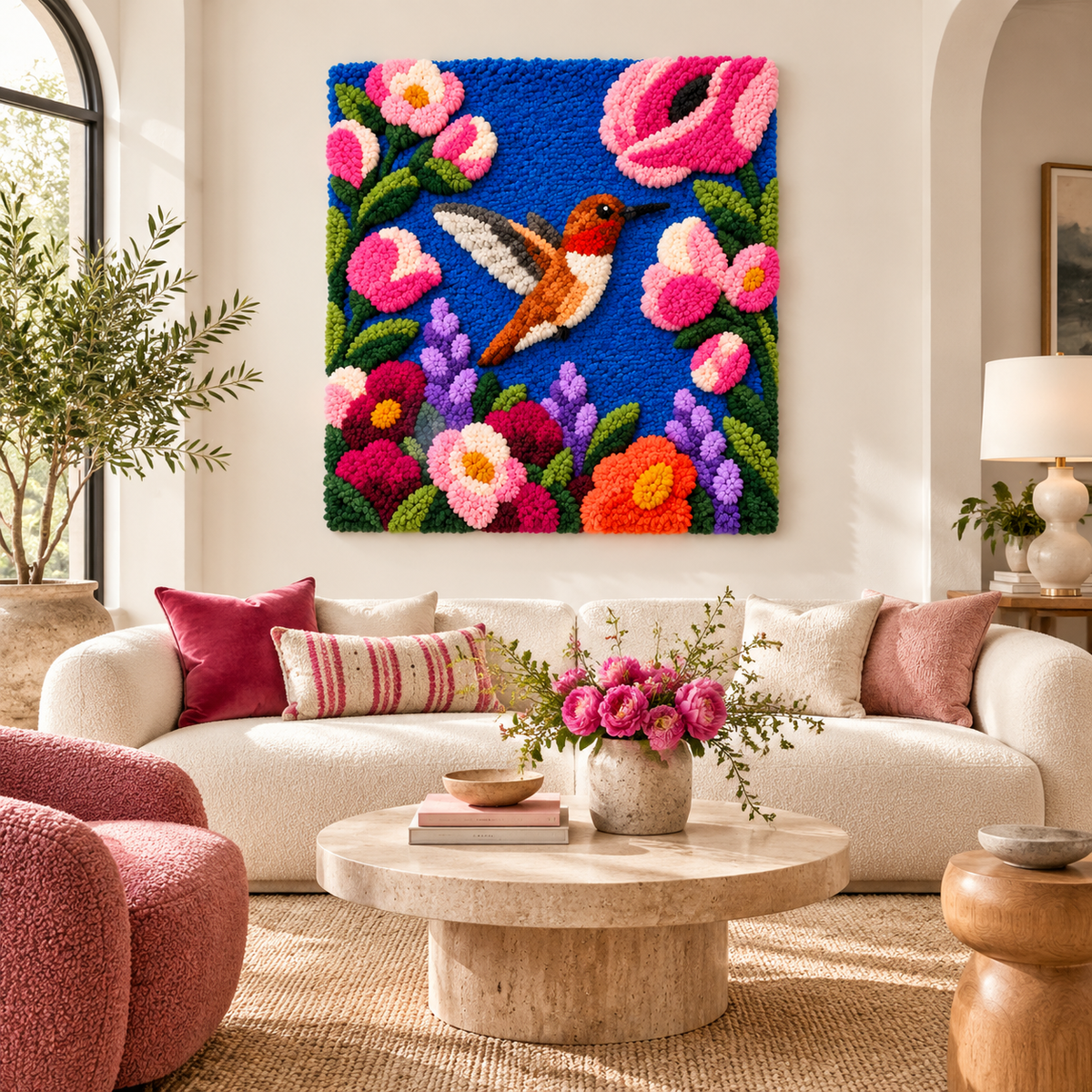 Cobalt Nectar by Katie Raquel — room setting